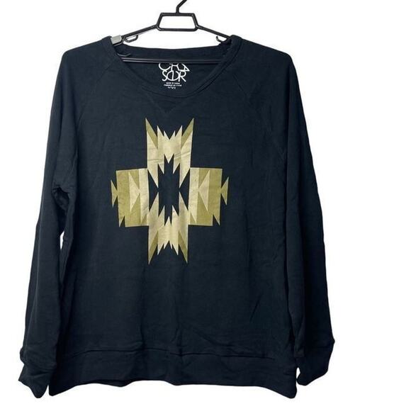 Chaser Pullover Long Sleeve T Shirt Sweatshirt Sweater Geometric Design 2XLarge - Picture 9 of 9